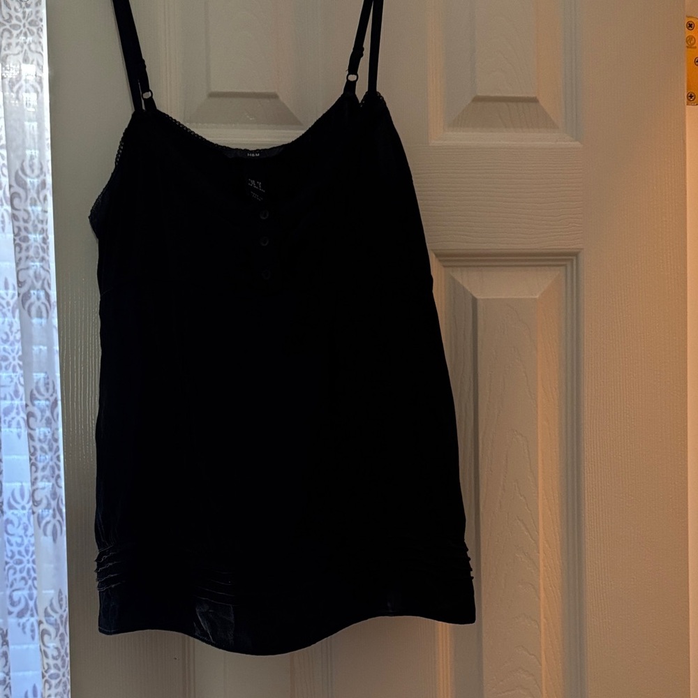 Vintage H&M Black Silk Camisole Top
